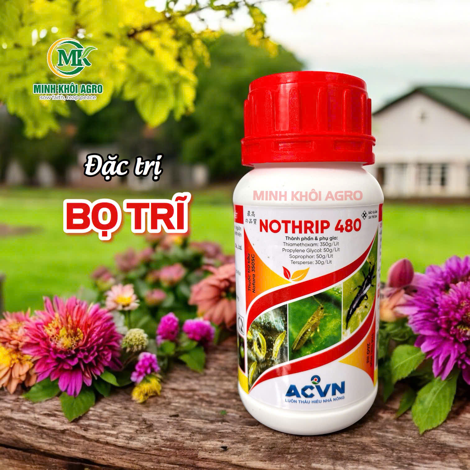 Thuốc đặc trị bọ trĩ NOTHRIP 480 - Chai 240ml